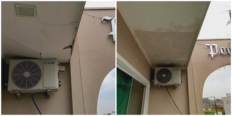 Conserto em Gesso - Pousada Cavalero - Penha SC